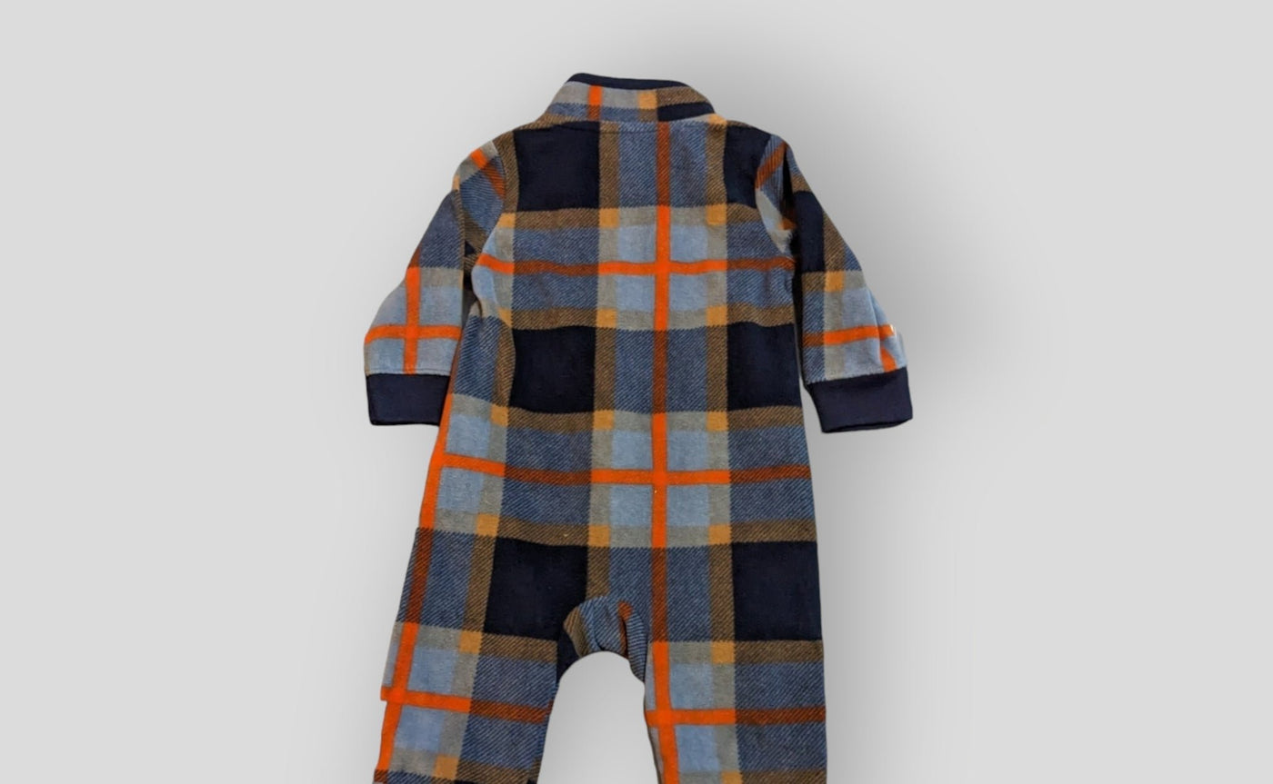 Carter's Blue Plaid Sleeper (6M)