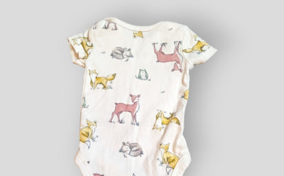 White Fox Onesie (NB)